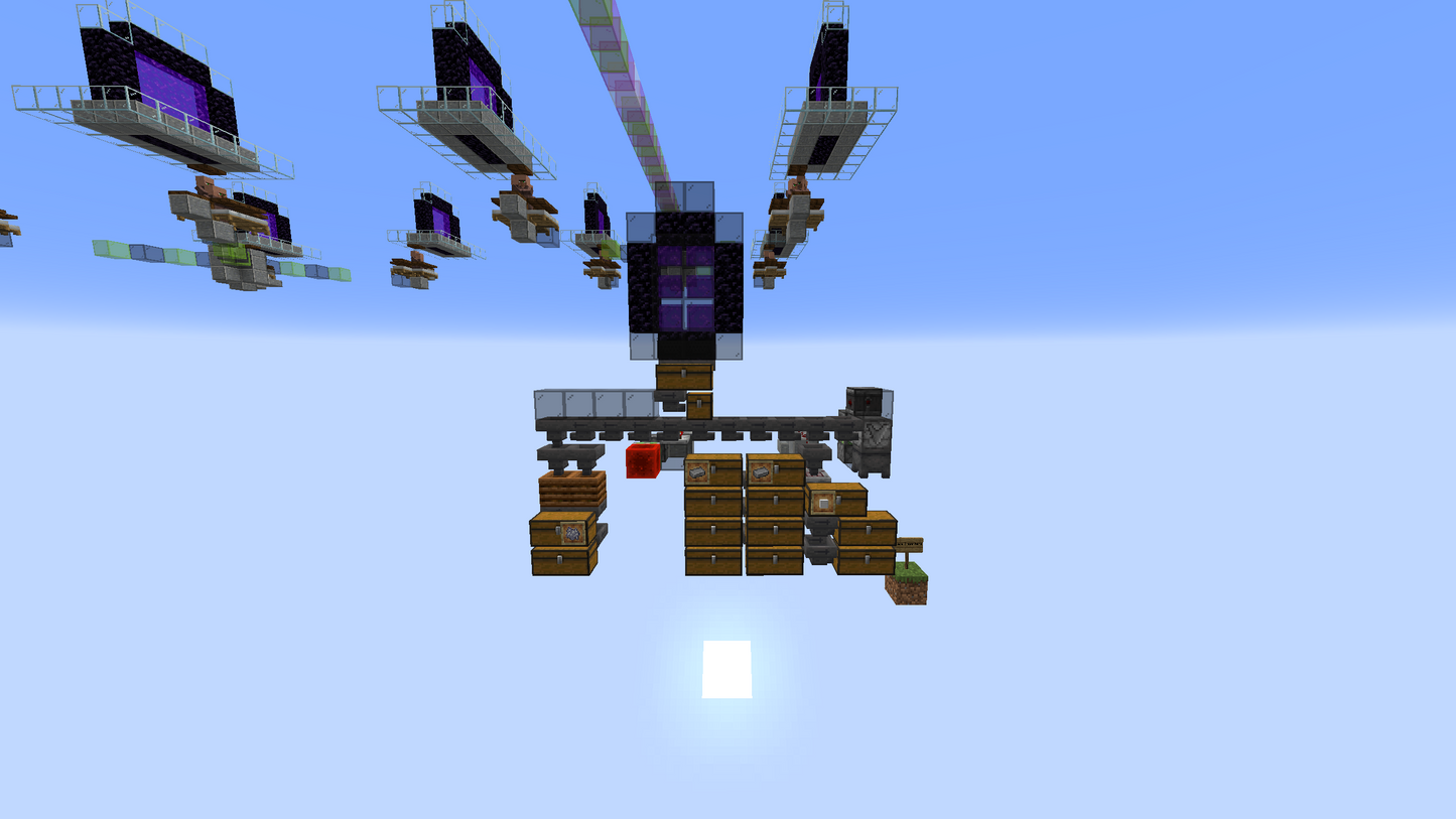 Iron Farm - Minecraft 1.21 (16x Portal Based, 5000+IPH)