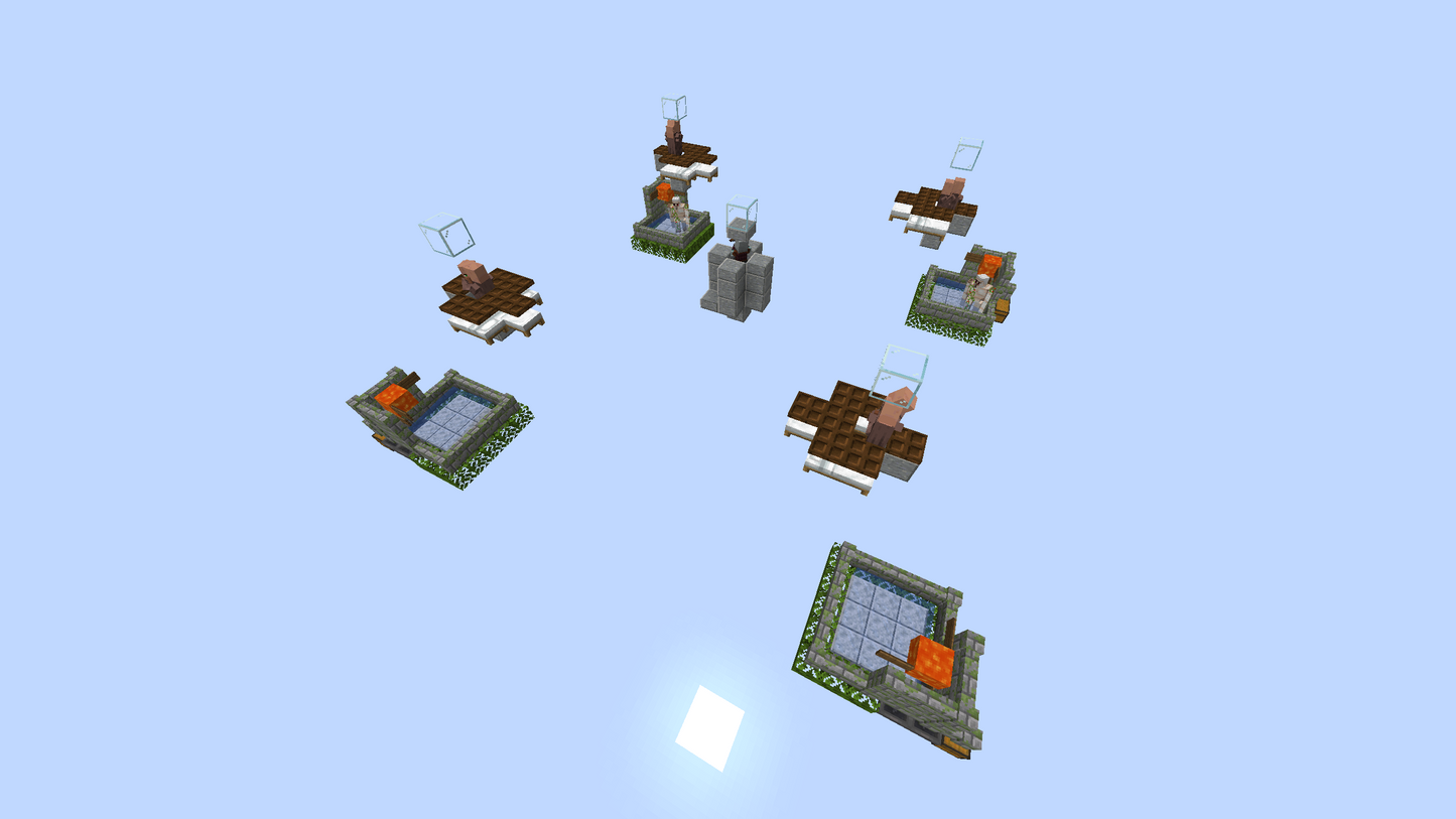 Iron Farm - Minecraft 1.21 (4x Ground Based)