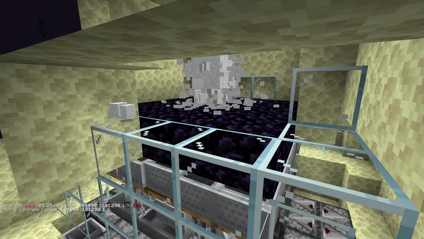 Unlimited Sand, Gravel & Concrete Powder Farm Minecraft | 1.21