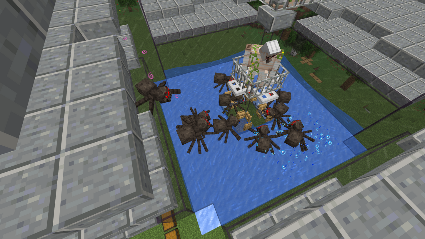 Minecraft Simple Spider EYE Farm - No Spawner - 26.1.2