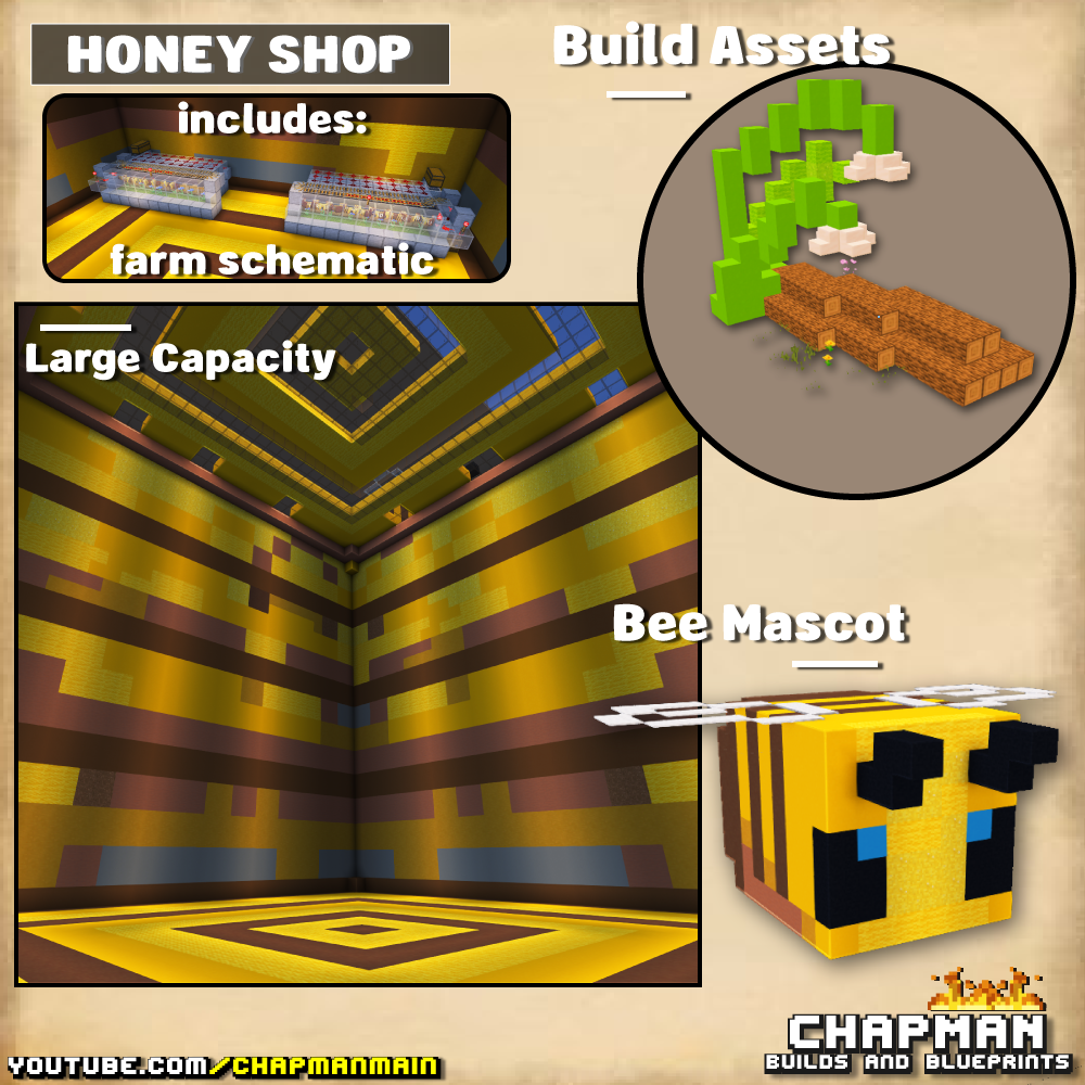 Bee Nest/Honey Shop (2:1 Scale)