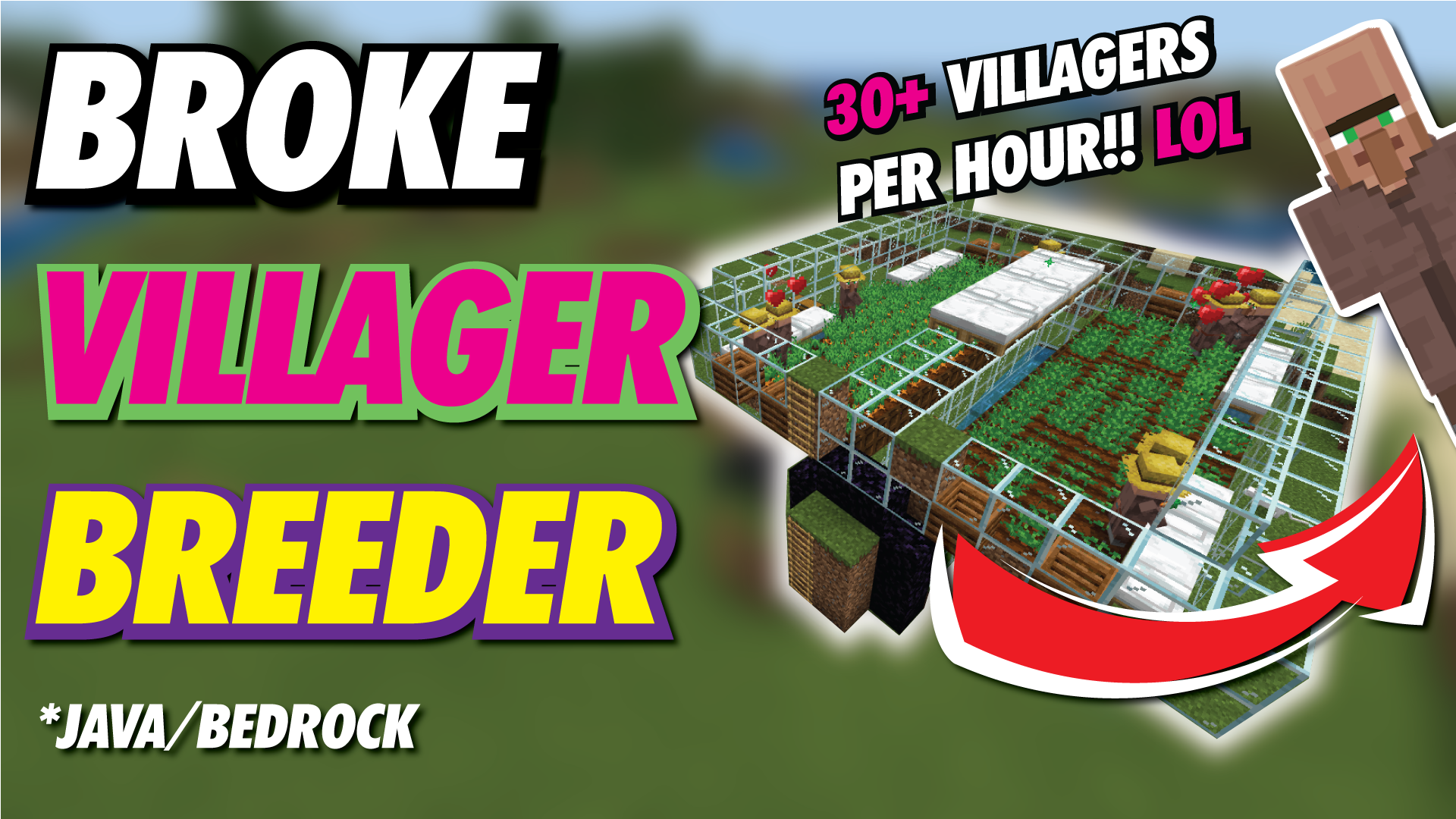 Bedrock Villager Breeder – Chapman Minecraft Farms & Schematics