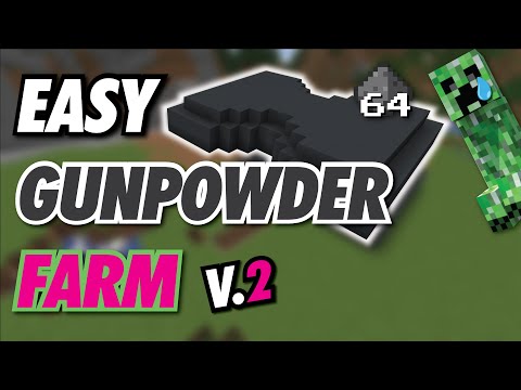 Minecraft Gunpowder Farm | Creeper Farm