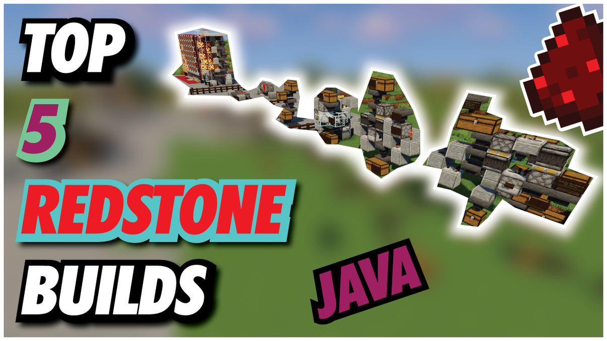 5 REDSTONE BUILD FOR EVERY WORLD Chapman Minecraft Farms & Schematics
