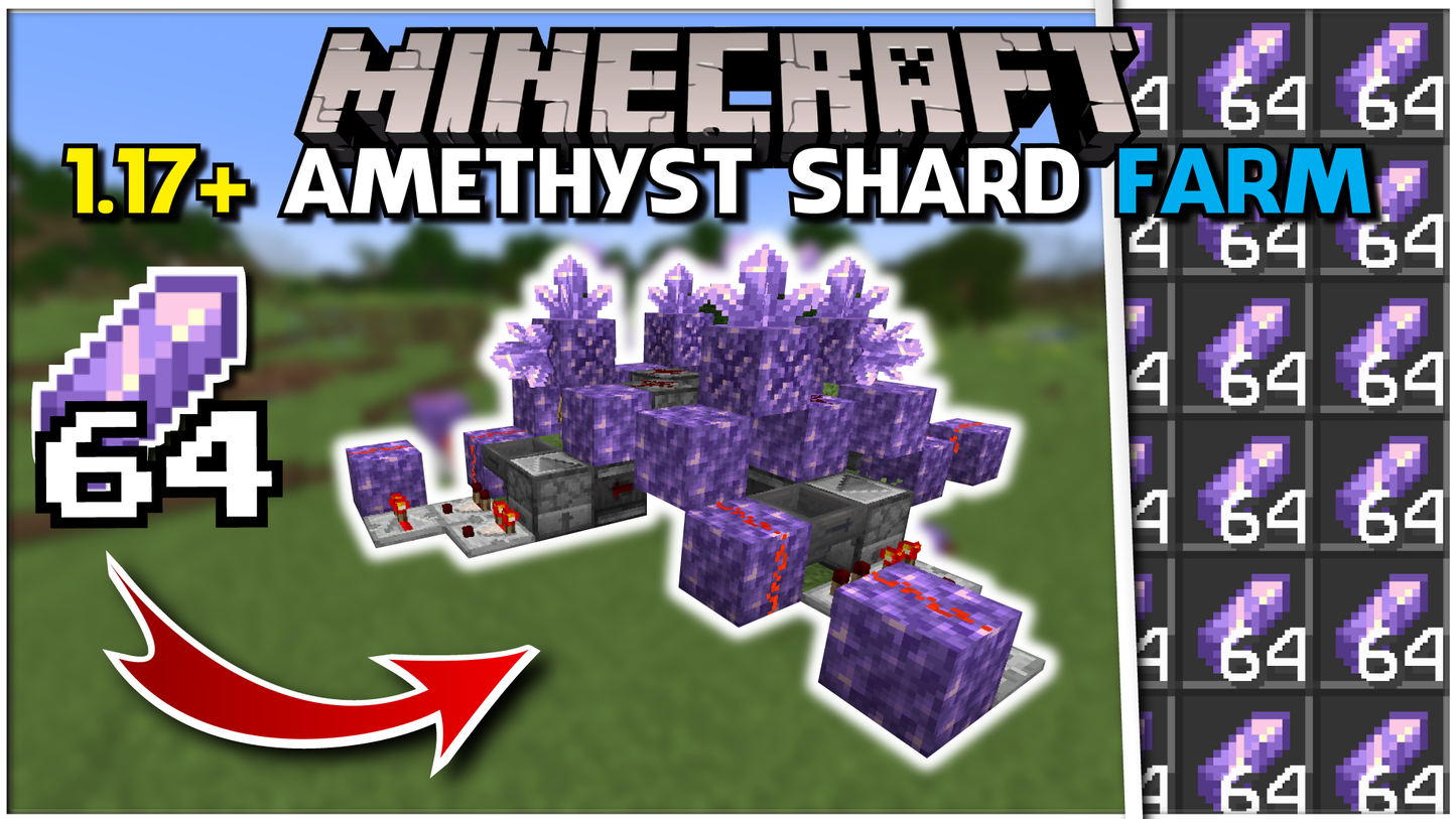 Minecraft Amethyst Shard Farm 1.17+ Tutorial | Easy, Expandable