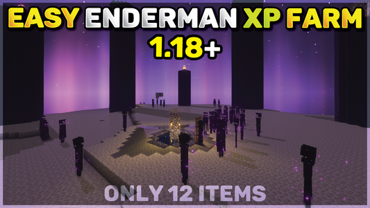 Minecraft Enderman XP FARM / 1 Hit - Fast XP (1.18/1.17)