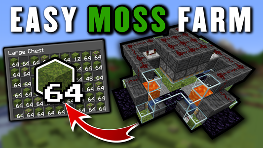 UNLIMITED Moss Farm - Easy Build 1.17+