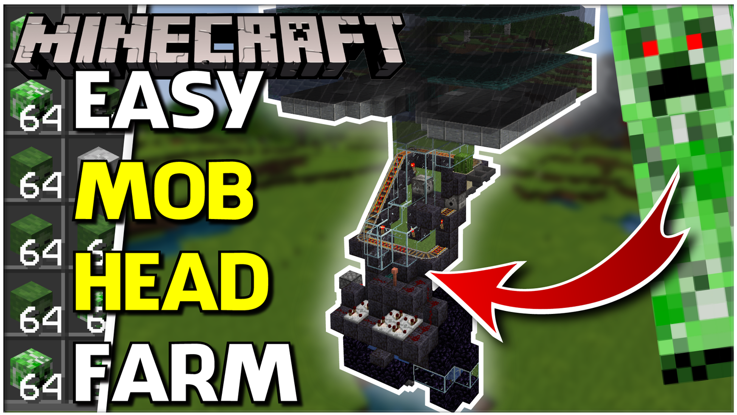 Minecraft: Mob Head Farm | 1.17 Charged Creepers