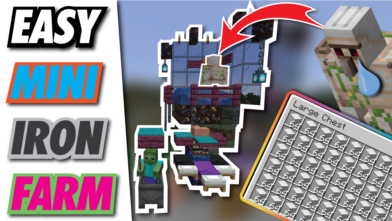 EASY MINI IRON FARM 1.16 | Compact Iron Farm