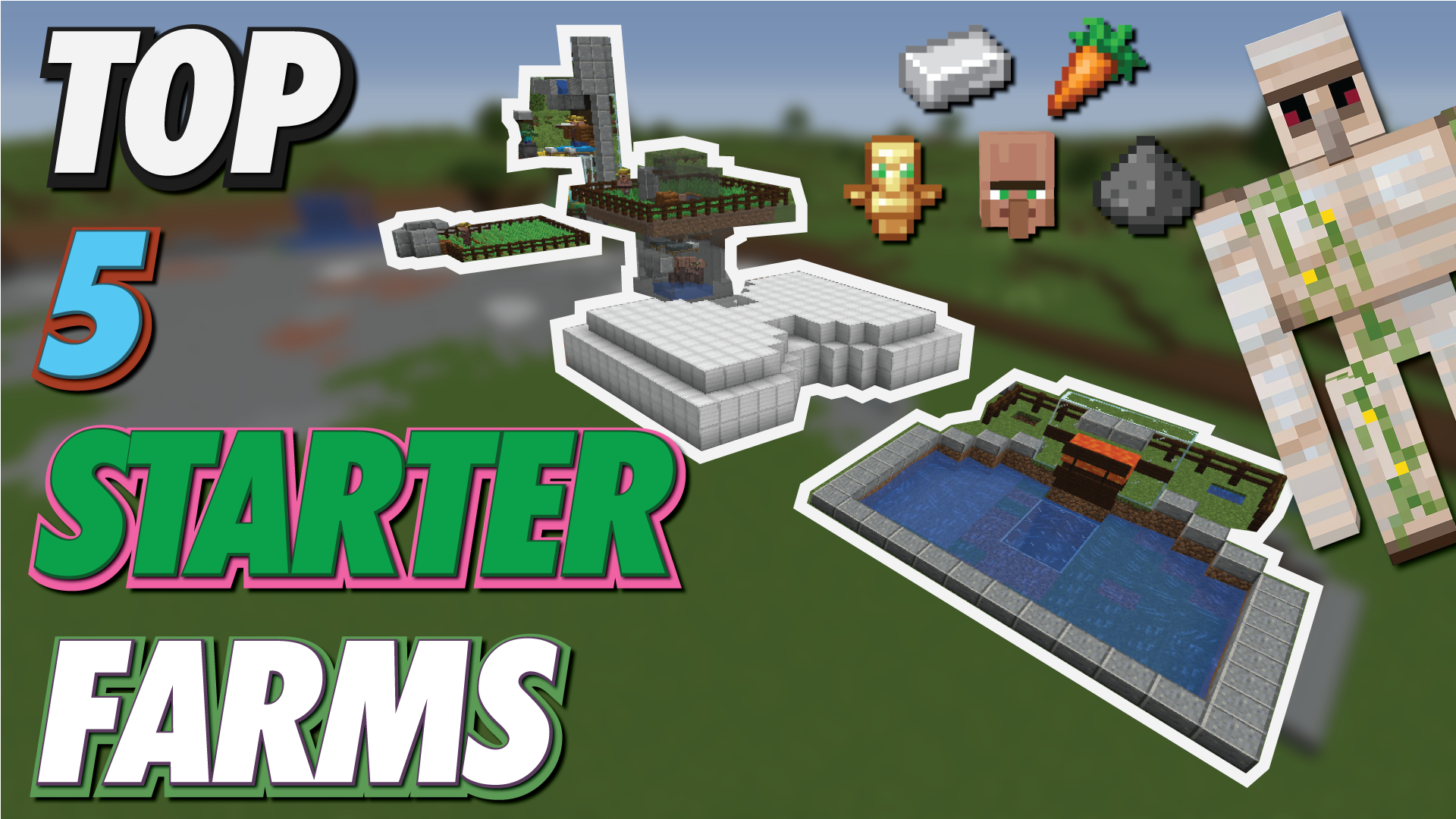 minecraft 3 must have starter farms #1