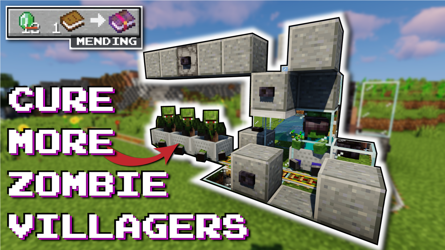 Cure MORE Zombie Villagers FAST!!! | Make & Cure 3x